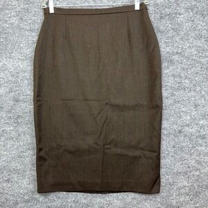 Max Mara Pencil Skirt Wool Blend Career Office Professional Business